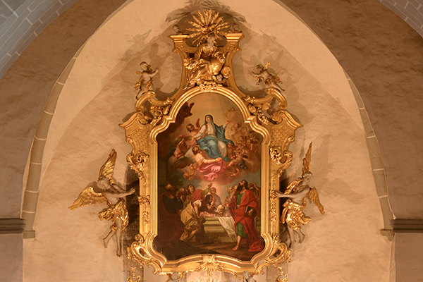 Kirche Ostritz - Altarbild Mariä Himmelfahrt