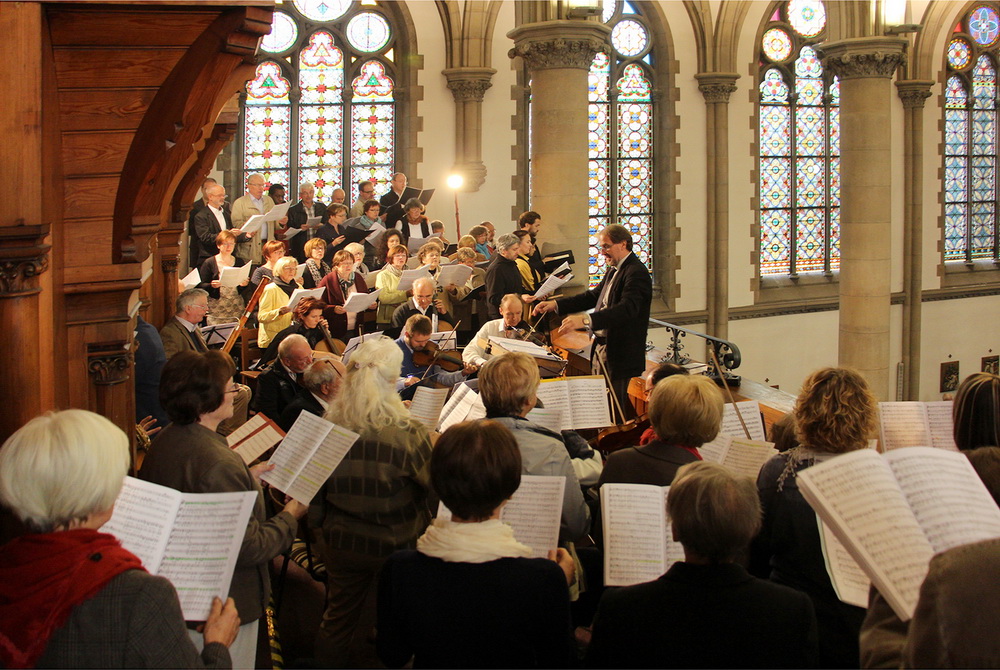 Ein besonderer Höhepunkt: Gestaltung des Festgottesdienstes zum 125. Jubiläum der Kirchweihe in Zittau mit Solisten und Instrumentalisten (2015)