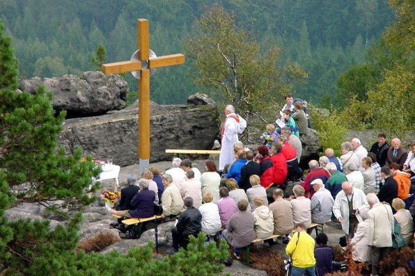 Urlauber-Seelsorge - Gottesdienst auf dem Töpfer, Foto: Johannes Johne